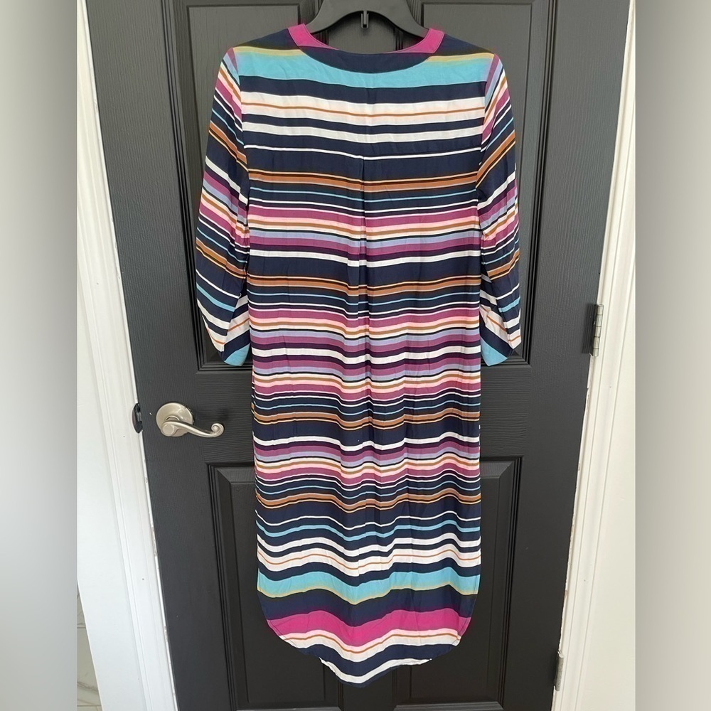 New Cupio size Small striped high-low‎ shift dress - Picture 3 of 3